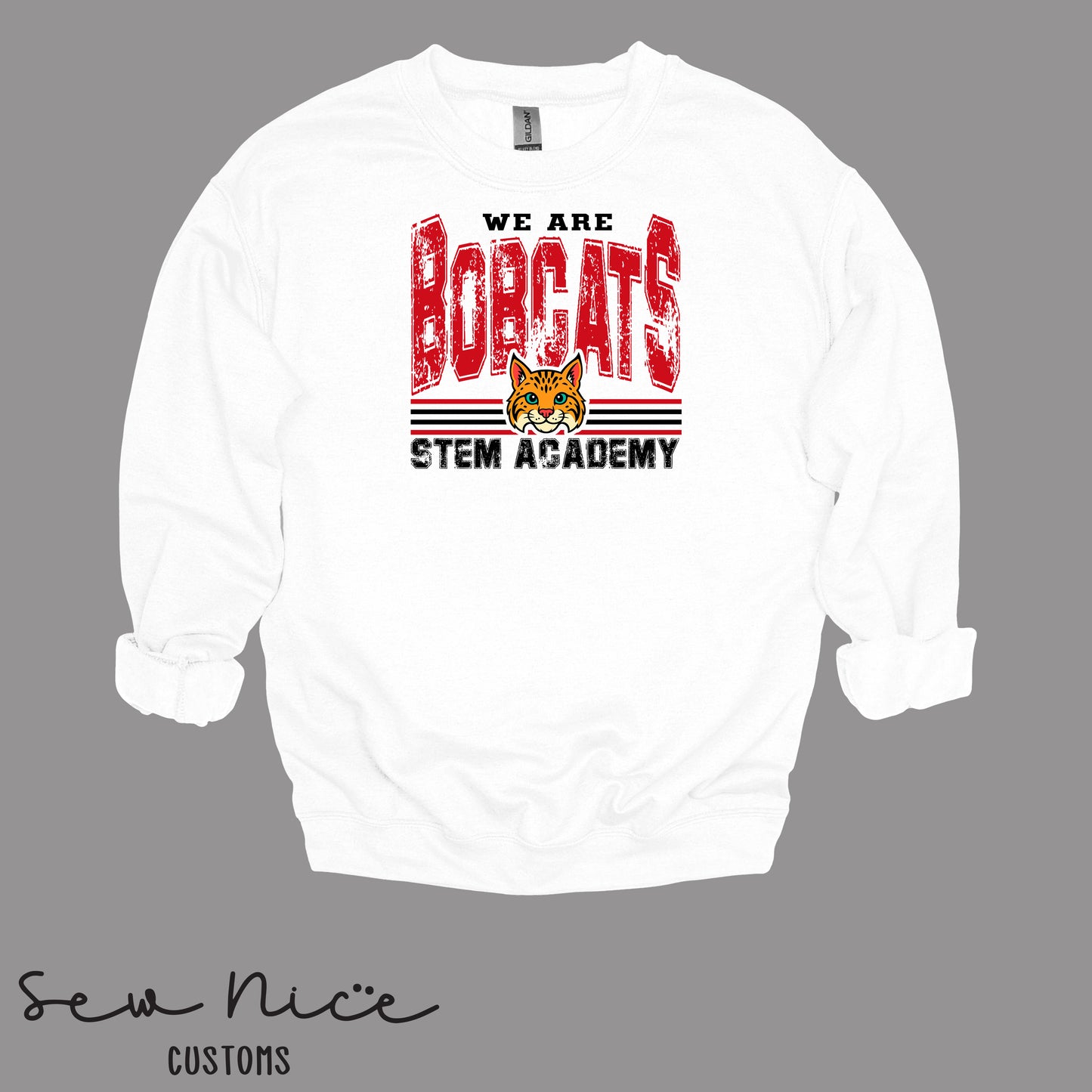 STEM-We Are Bobcats-Unisex Adult/Youth Crewneck Sweatshirt