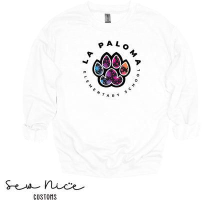 La Paloma PAINT SPLATTER- Unisex Adult/Youth Crewneck Sweatshirt