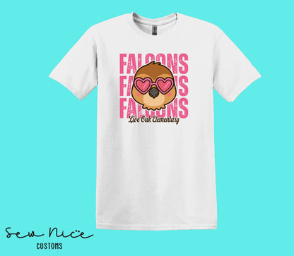 Falcons Valentine's- Unisex Adult/Youth T-Shirt
