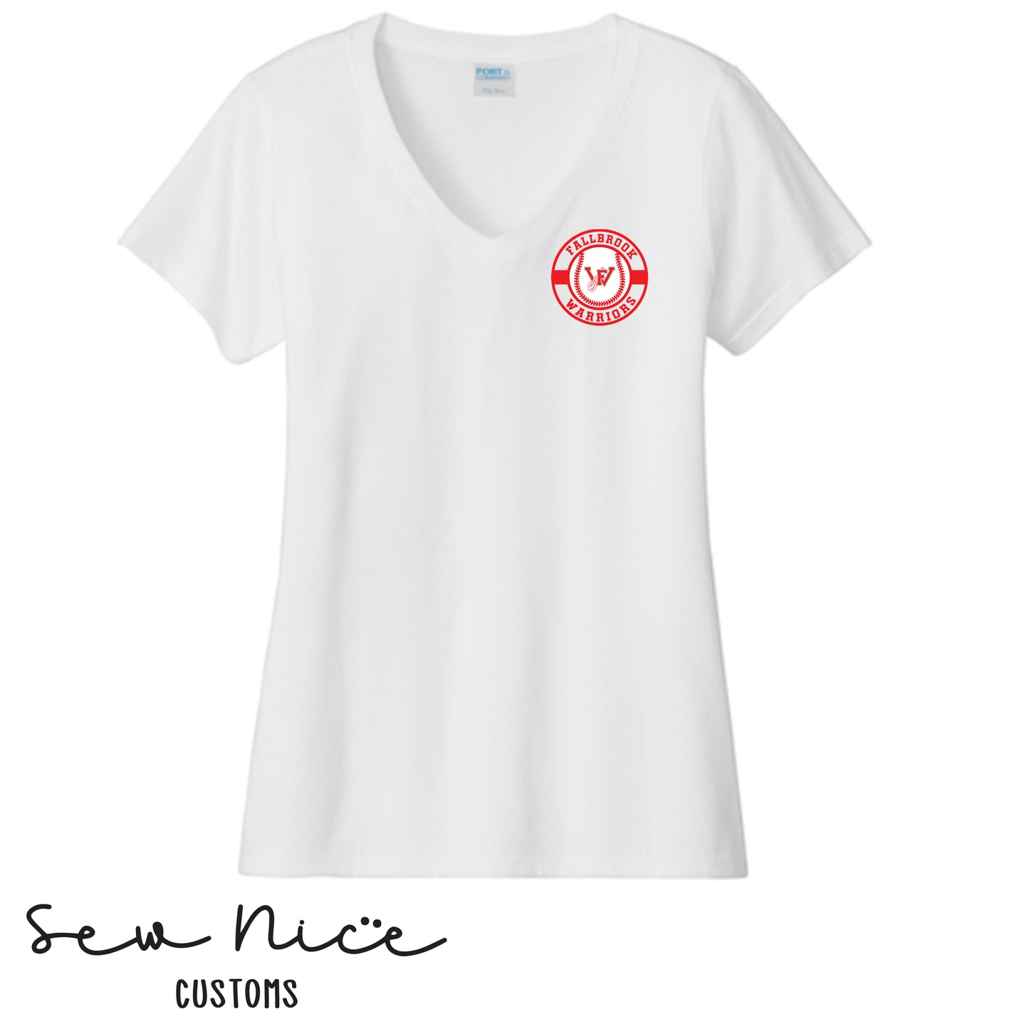 Circle Design- Women's V-Neck