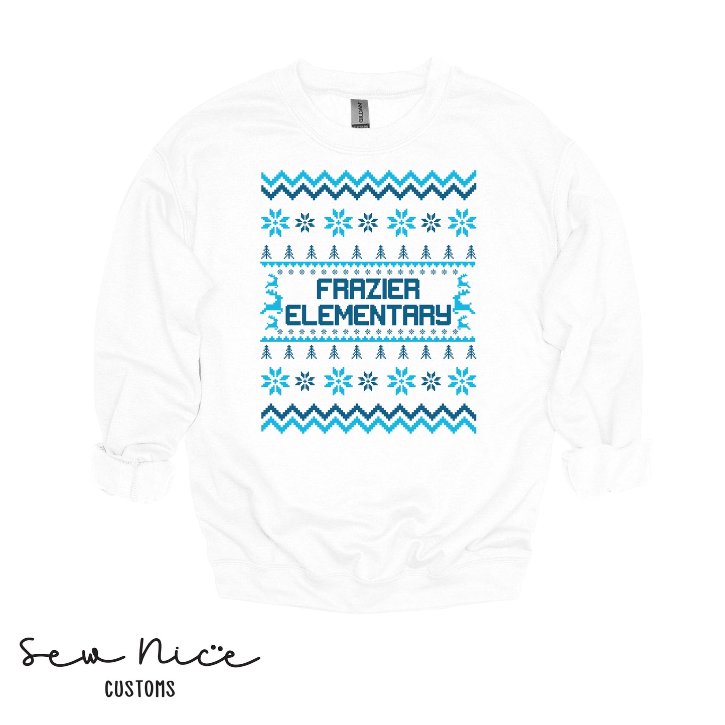 Frazier Winter Sweater Design- Unisex Adult/Youth Crewneck