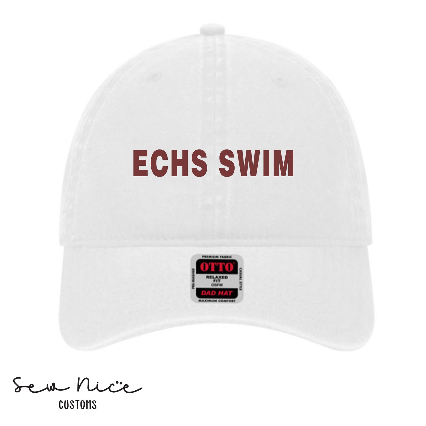 ECHS SWIM Embroidered Dad Hat