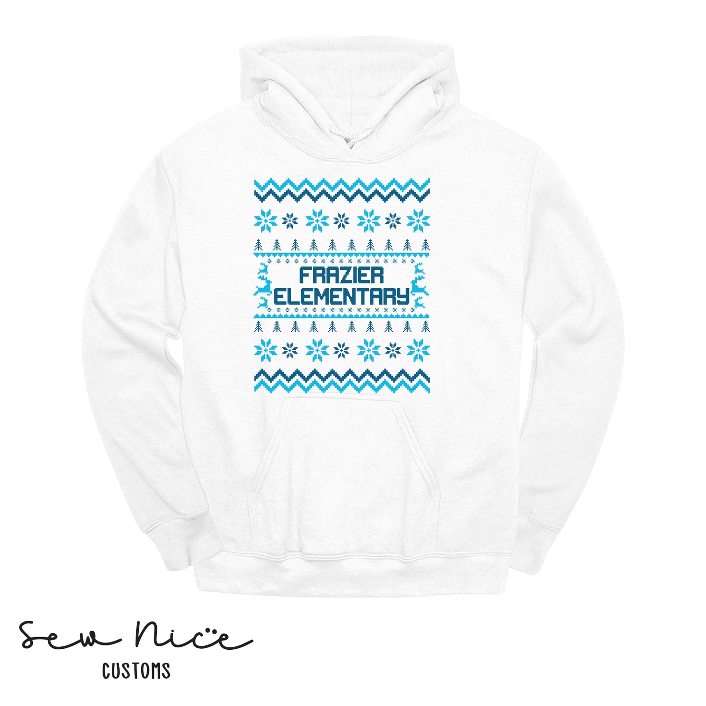 Frazier Winter Sweater Design- Unisex Adult/Youth Hoodie