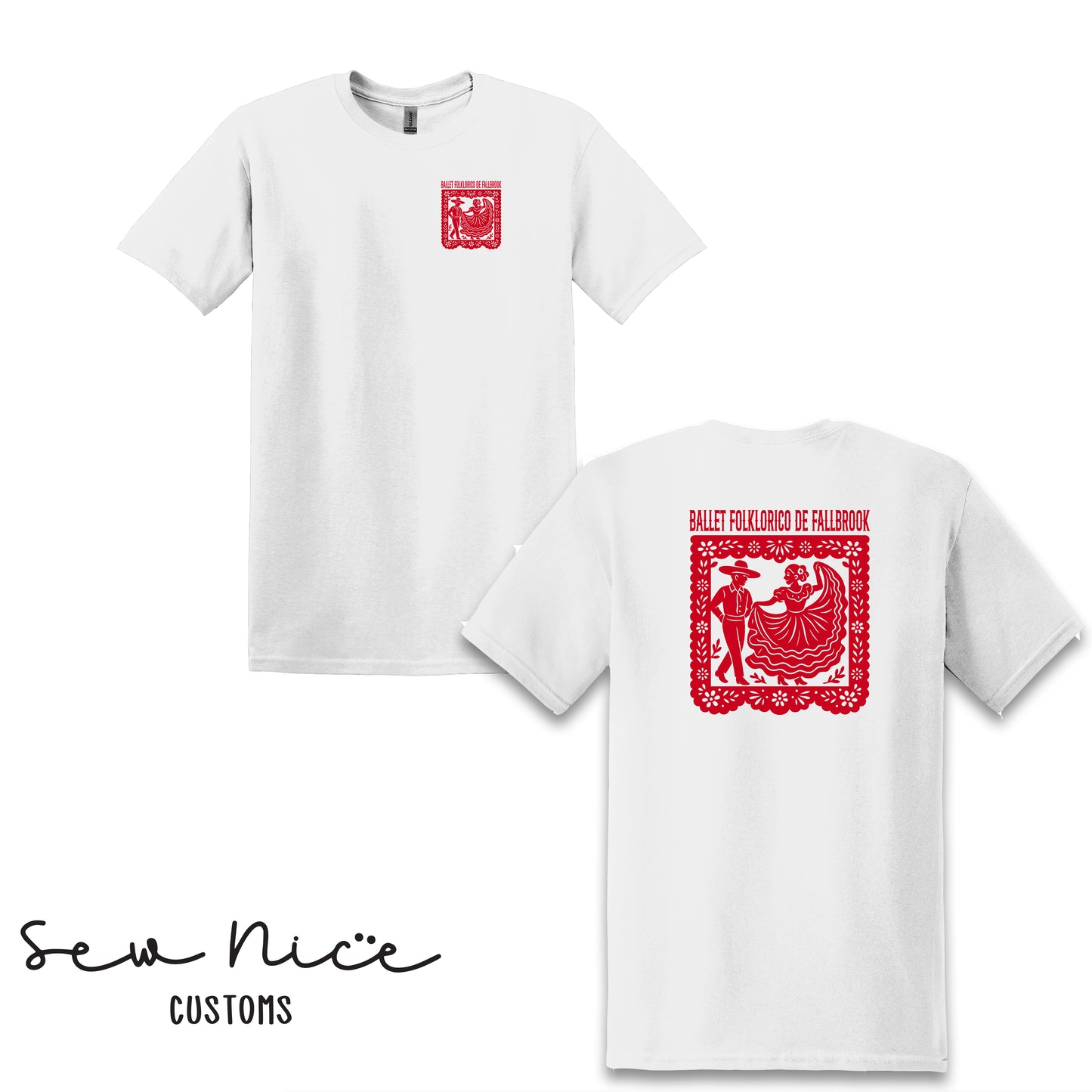 Ballet Folklorico- Papel Picado - Unisex Adult/Youth T-Shirt