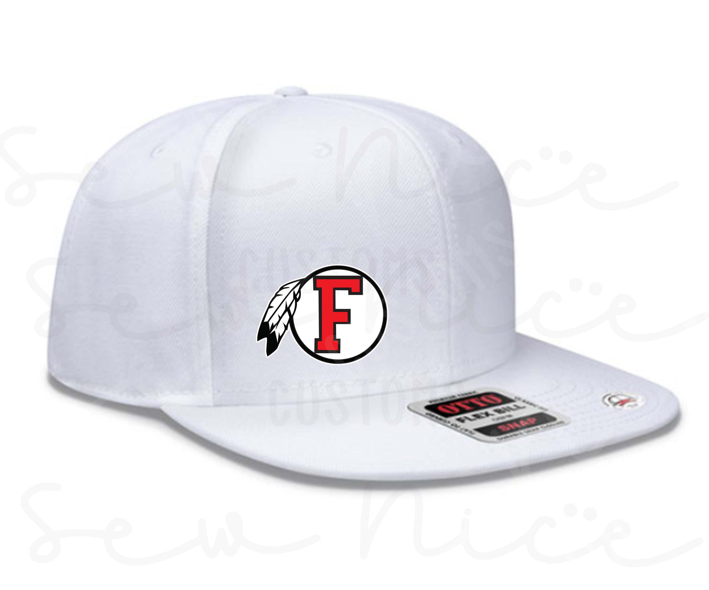 Embroidered FHS Logo- Otto Wool Flat Bill Hat