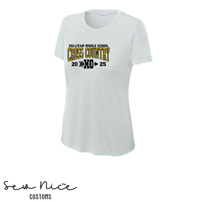 Sullivan Middle School Cross Country XC- Ladies Dri Fit Shirt