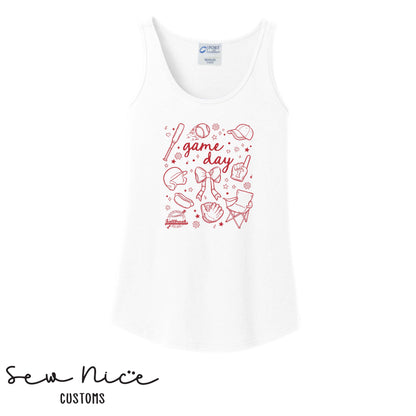 FYB Doodle Game Day- Ladies Tank Top