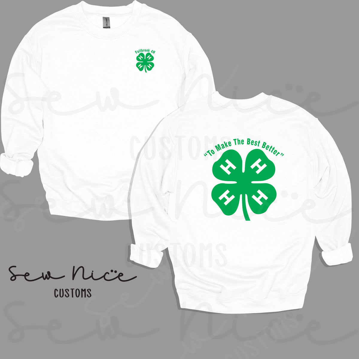 4H- To Make The Best Better- Crewneck Sweatshirt
