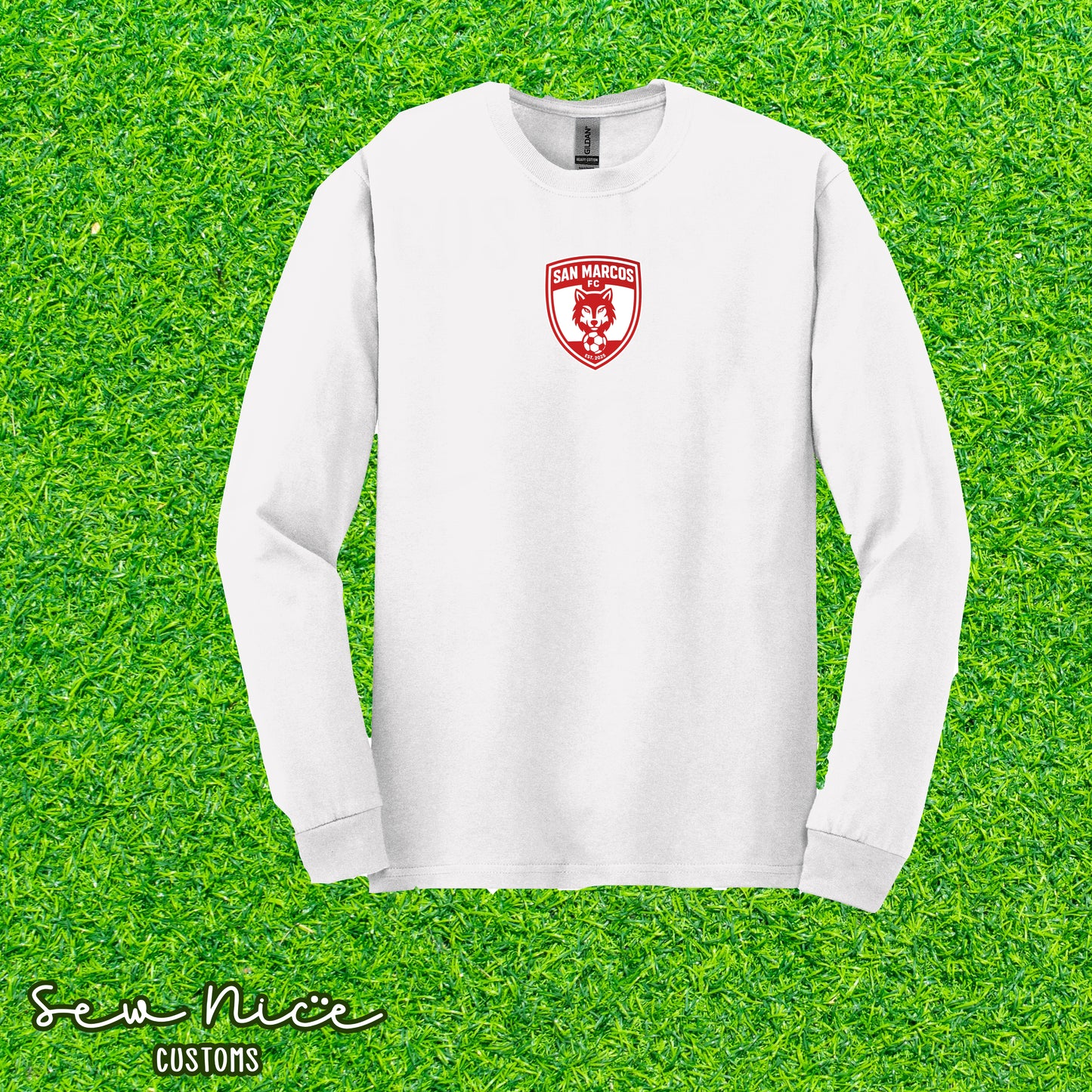 San Marcos FC- Unisex Adult/Youth Long Sleeve Shirt