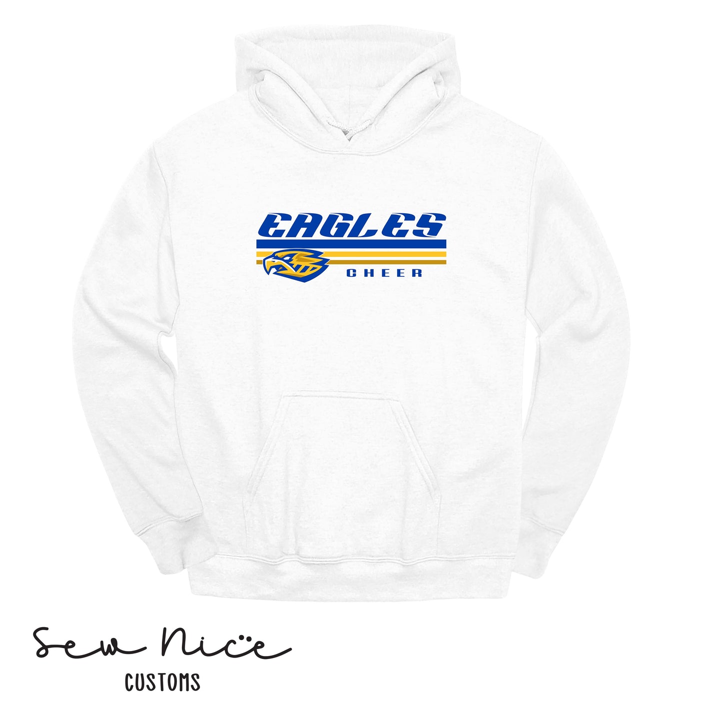SP Eagles Lines Cheer- Unisex Adult/Youth Hoodie