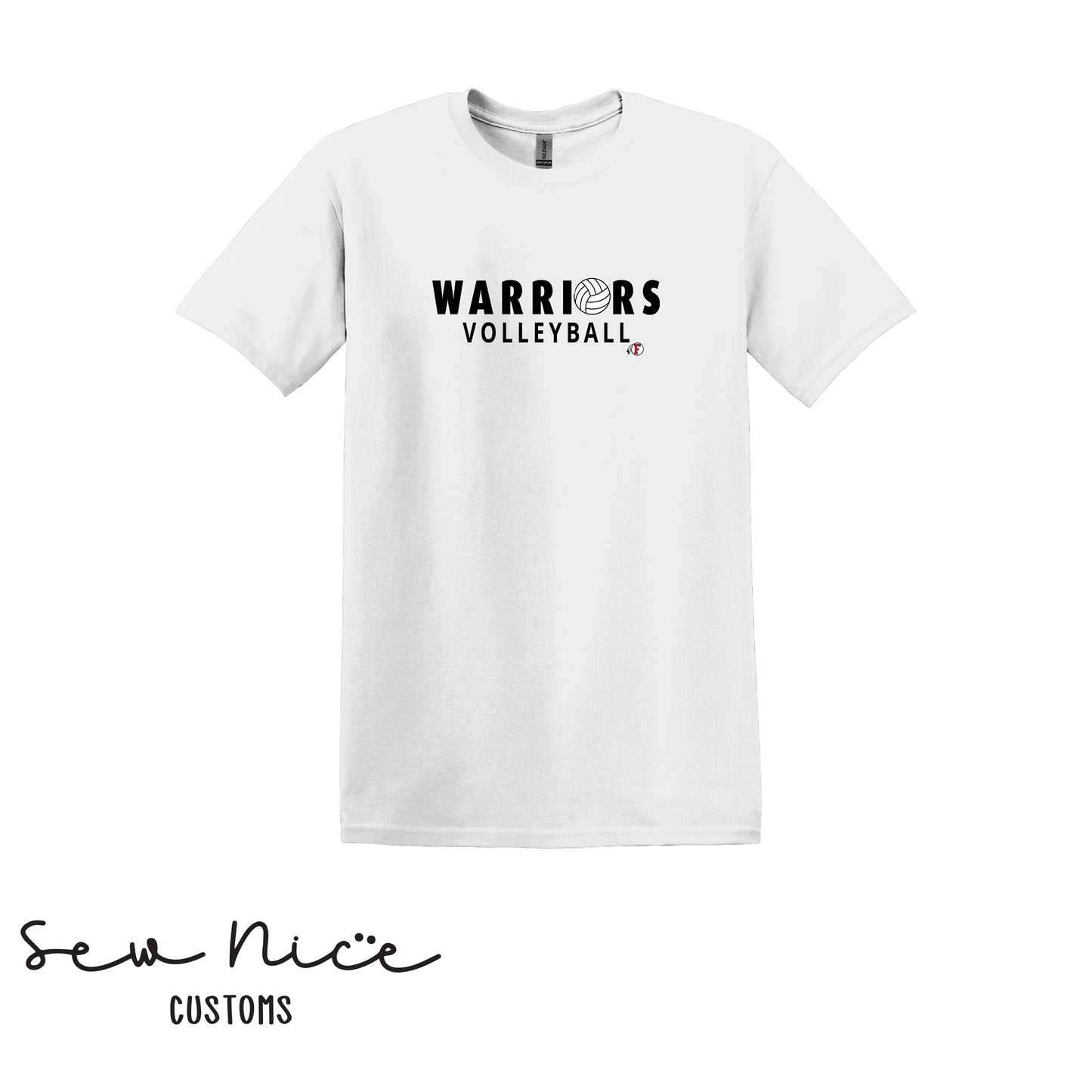 Warriors Ball Volleyball- Unisex Adult/Youth T-Shirt