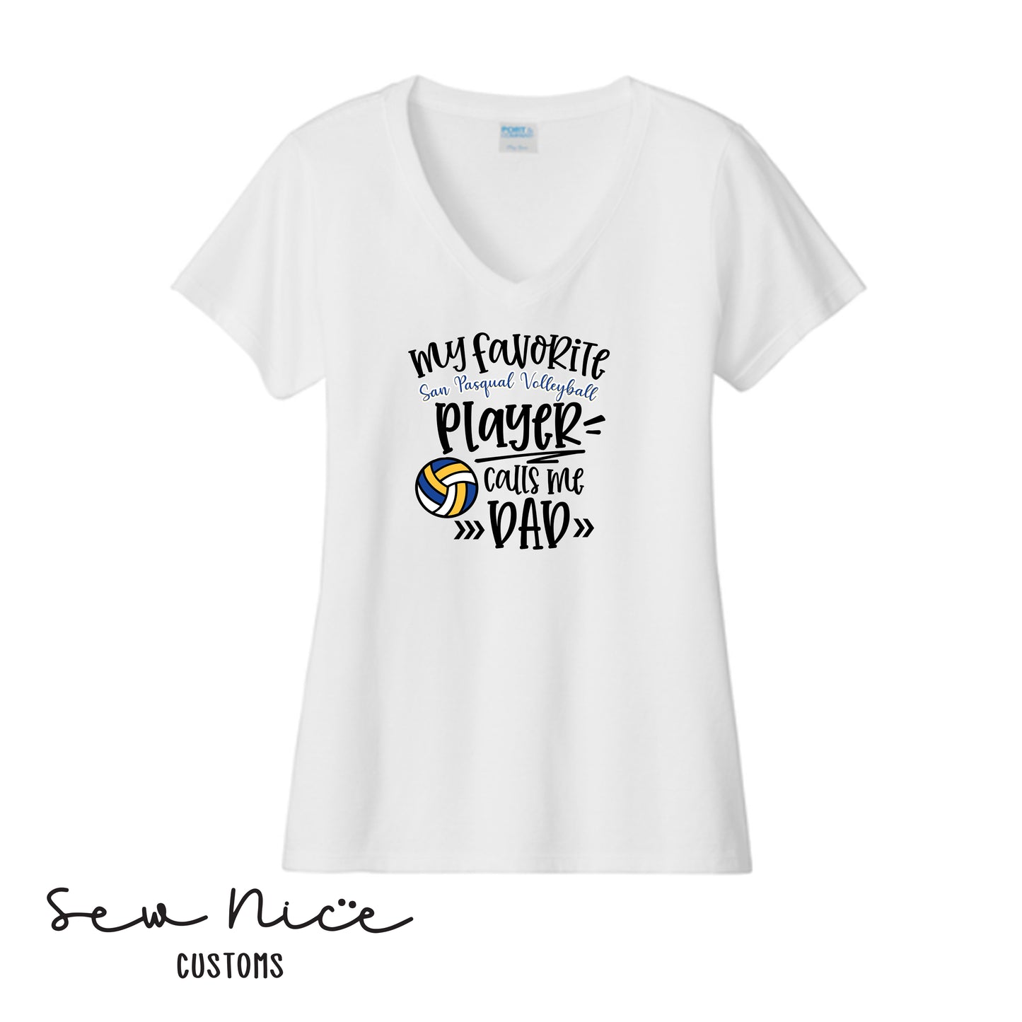SP Volleyball-My Fav SP Player Calls Me.. *Custom Options*  Ladies V-Neck