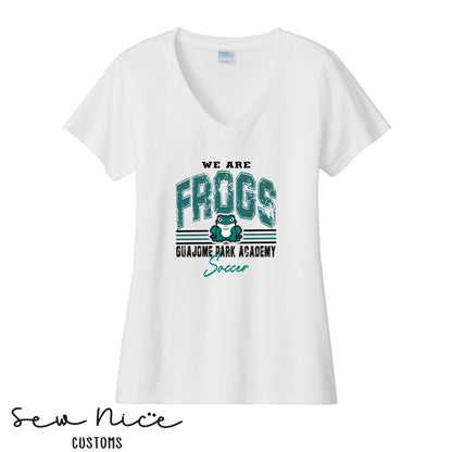 Guajome-Vintage-Soccer-Ladies V-Neck Shirt