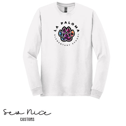 La Paloma PAINT SPLATTER- Unisex Adult/Youth Long Sleeve Shirt
