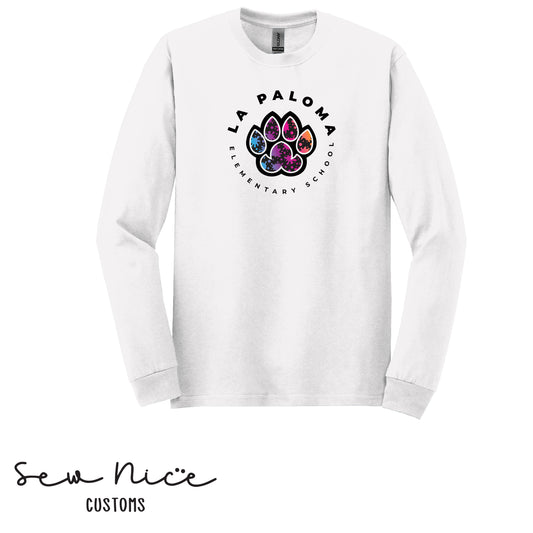 La Paloma PAINT SPLATTER- Unisex Adult/Youth Long Sleeve Shirt