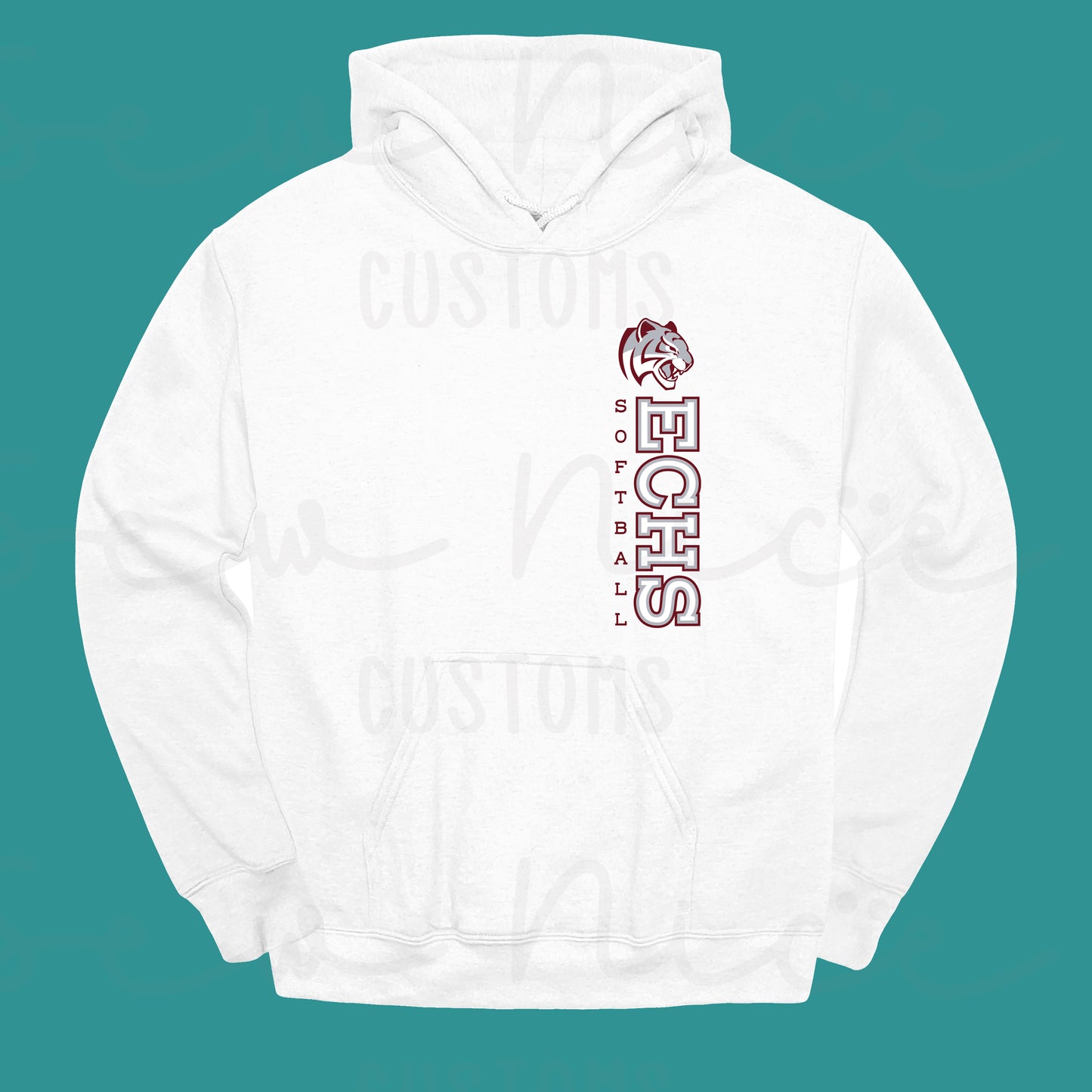 ECHS Softball- Unisex Adult/Youth Hoodie