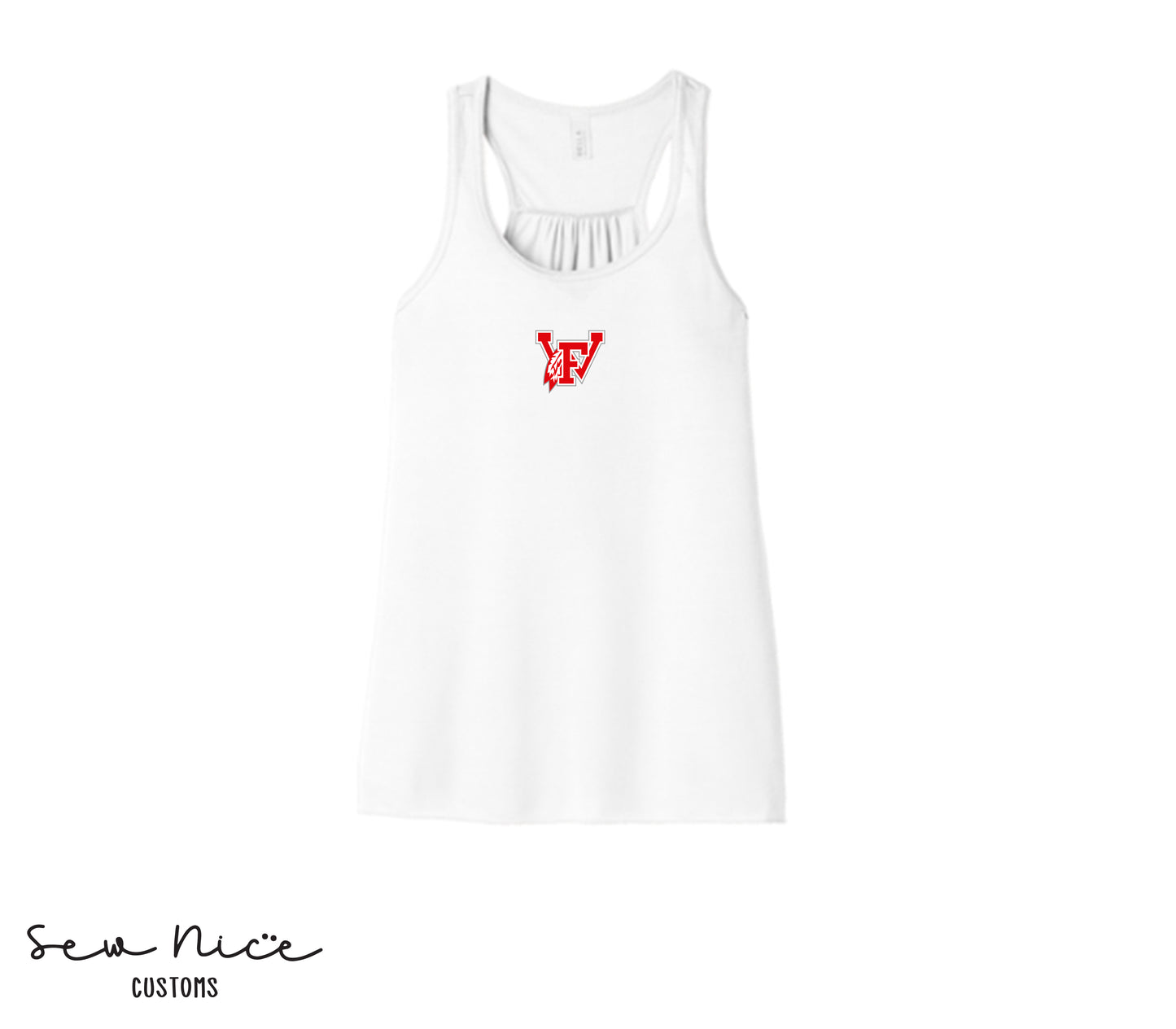 FW 12u Logo- Ladies Flowy Bella Canvas Tank Top