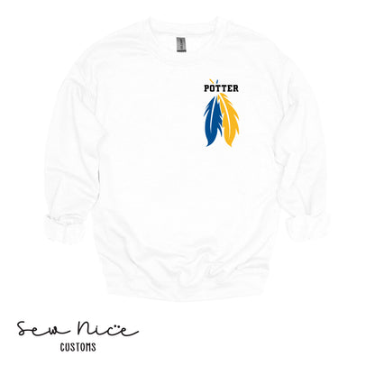 Potter with Feathers- Unisex Adult/Youth Crewneck Sweatshirt