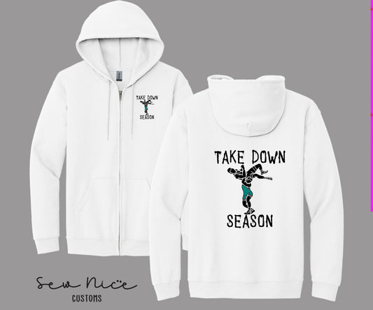 Guajome Take DOWN Design- Unisex Adult/Youth Full Zip Hoodie