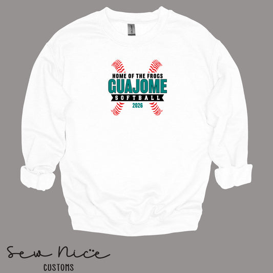 Guajome Seams Softball-Unisex Adult/Youth Crewneck