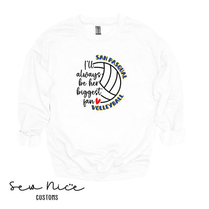 SP Volleyball Biggest Fan Adult/Youth Unisex Crewneck Sweatshirt