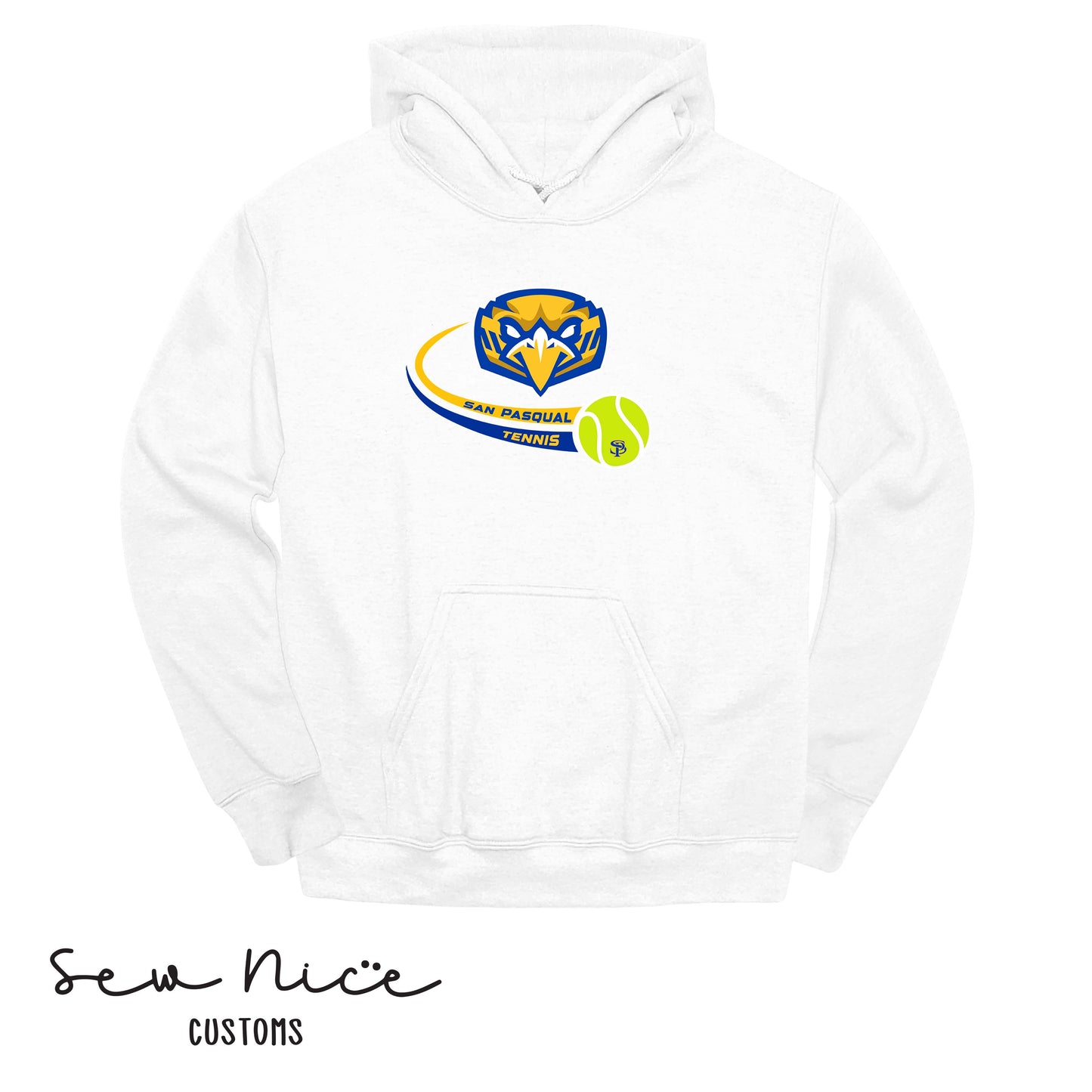 SP Eagles Swoosh Tennis- Unisex Adult/Youth Hoodie