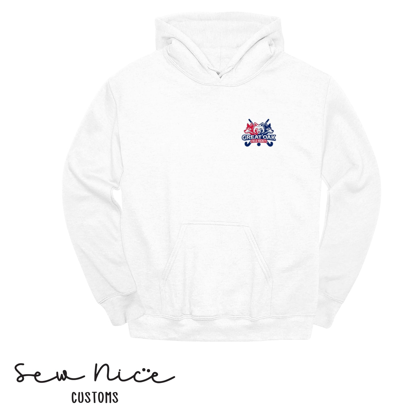 GO Wolfpack Field Hockey Unisex Adult/Youth Hoodie