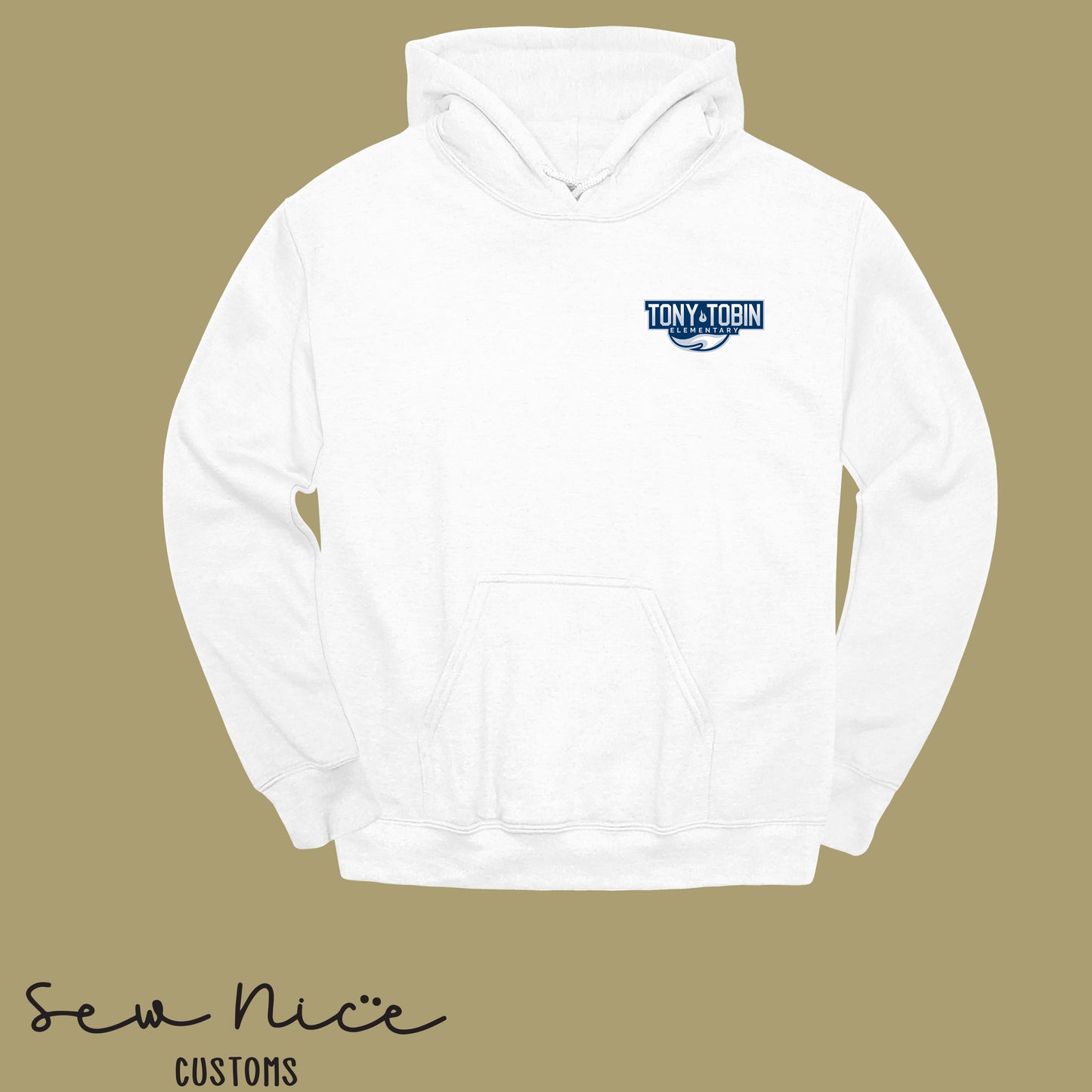 Embroidered Tony Tobin- Unisex Adult Hoodie