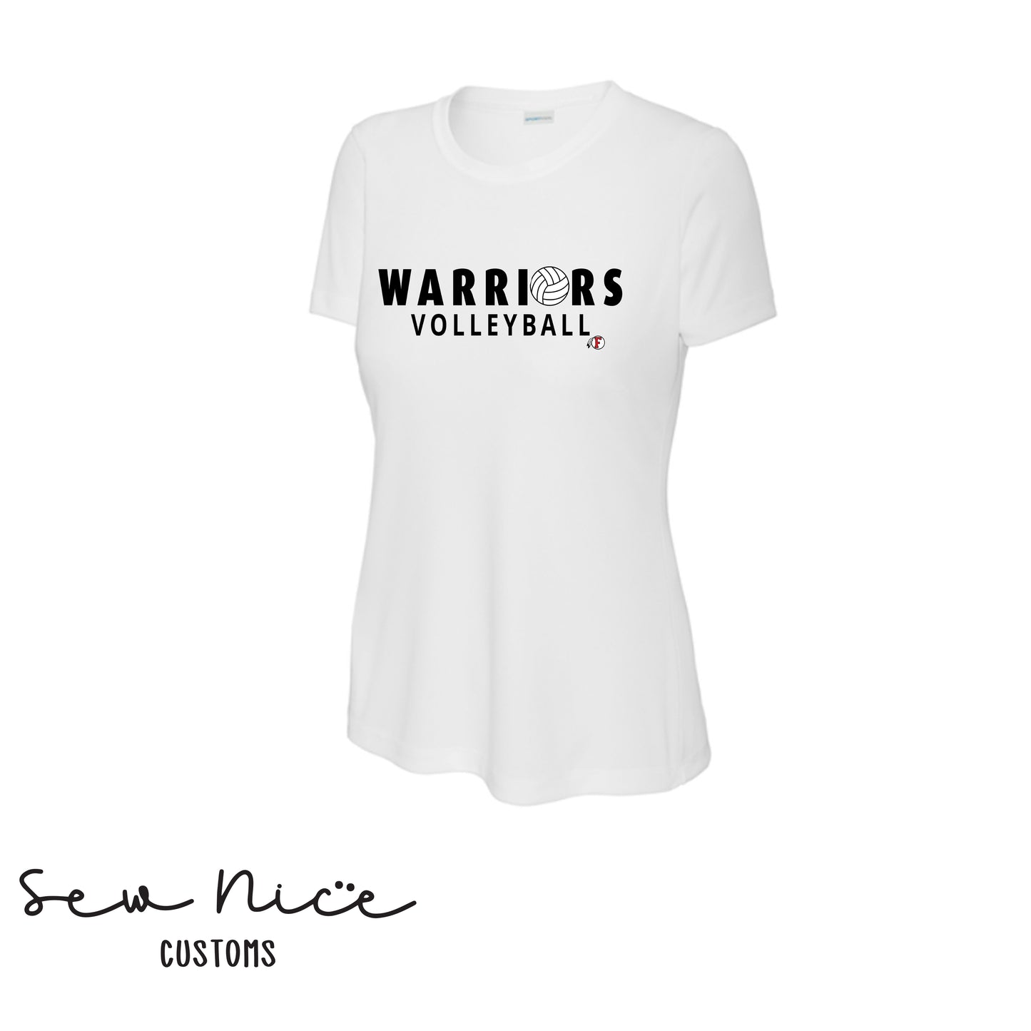 Warriors Ball Volleyball- Ladies Dri Fit Shirt