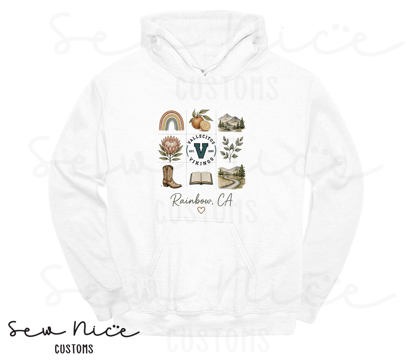 Rainbow Collage- Unisex Hoodie