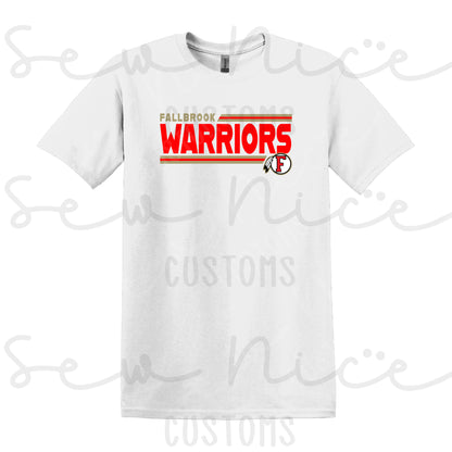 FHS Warriors Lines Design- Unisex Adult Shirt