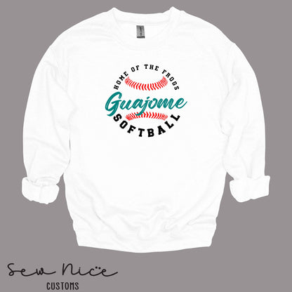 Guajome Circle Softball- Unisex Adult/Youth Crewneck