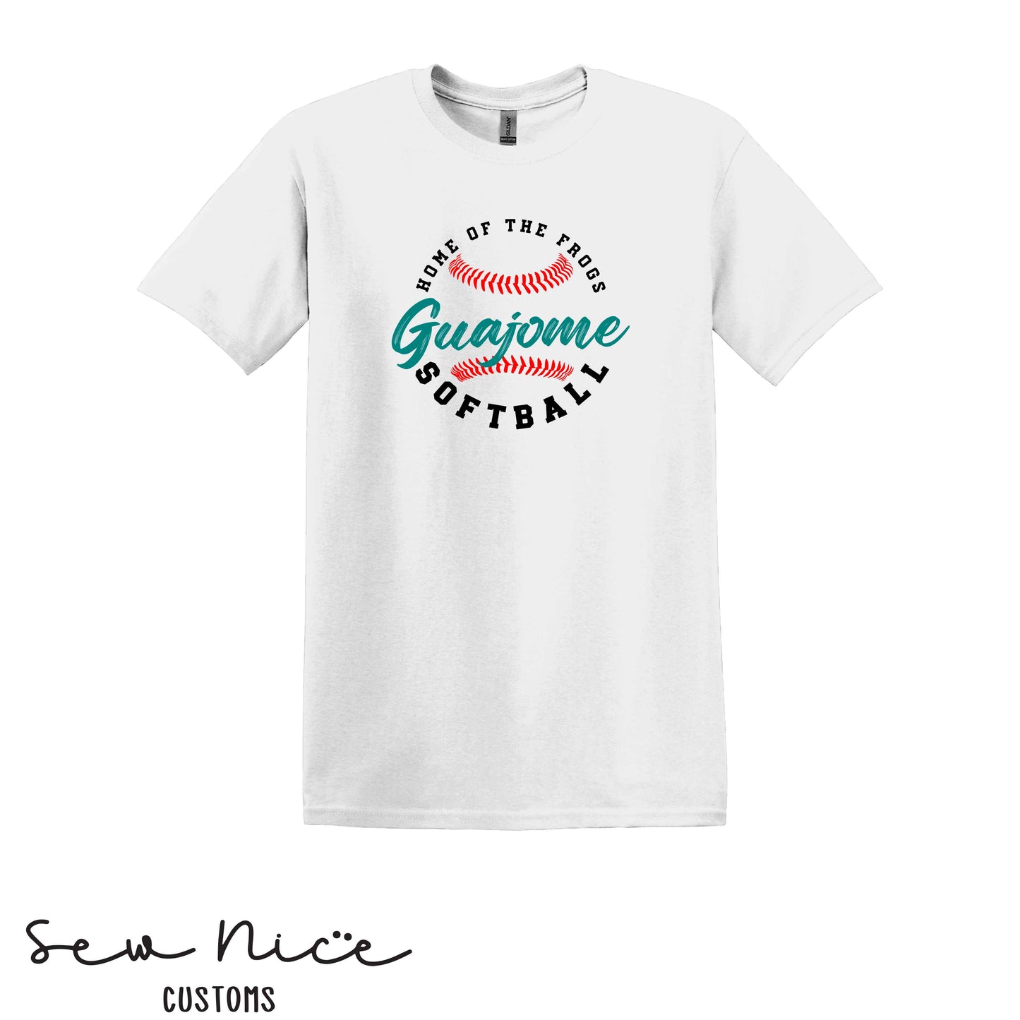 Guajome Circle Softball- Unisex Adult/Youth T-Shirt