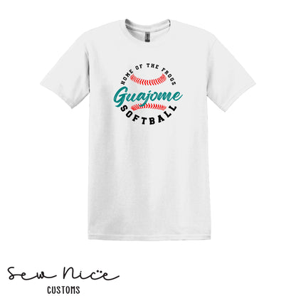 Guajome Circle Softball- Unisex Adult/Youth T-Shirt
