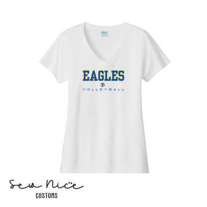 SP Eagles Volleyball Ladies V-Neck Shirt
