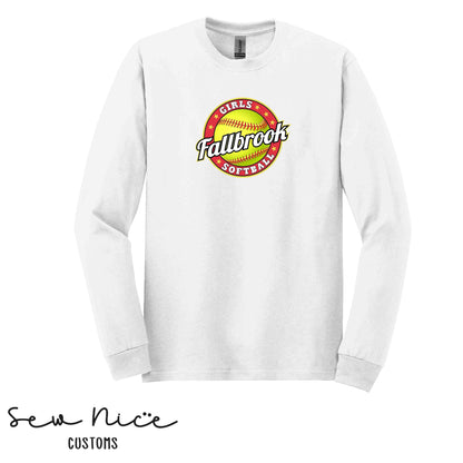 Fallbrook Girls Softball Logo- Unisex Long Sleeve Shirt