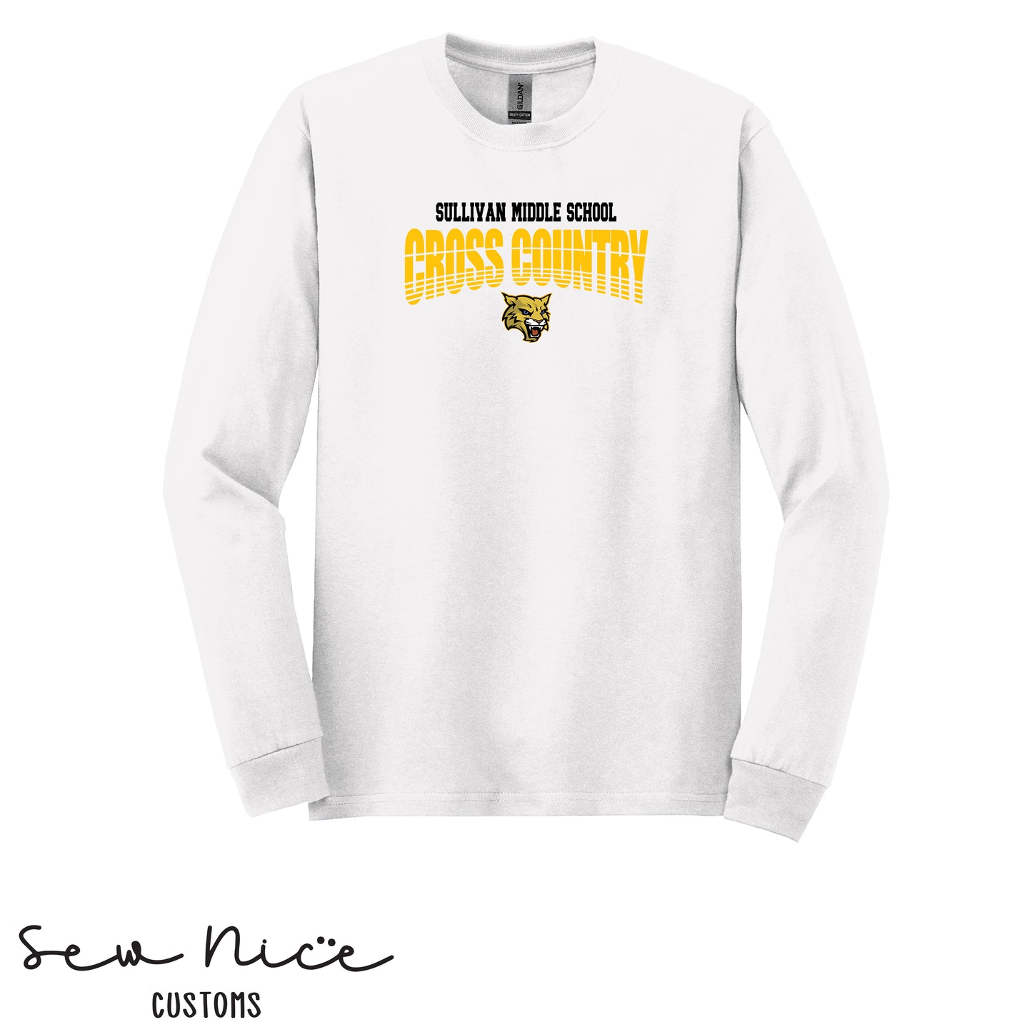 Sullivan Cross Country Mascot- Unisex Adult/Youth Long Sleeve Shirt