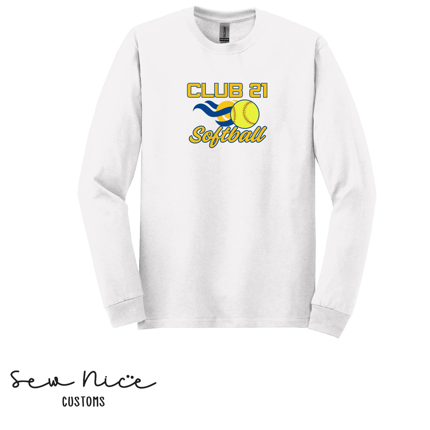 Clu 21 Softball- Unisex Adult/Youth Long Sleeve Shirt