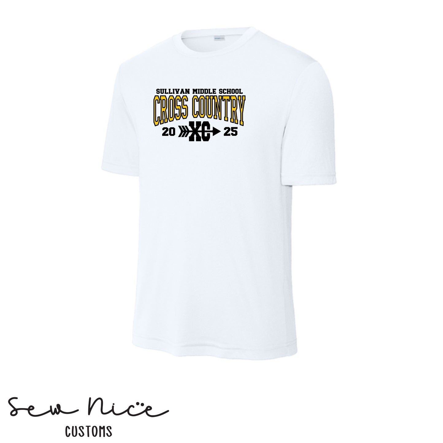 Sullivan Middle School Cross Country XC- Unisex Adult/Youth Dri Fit Shirt