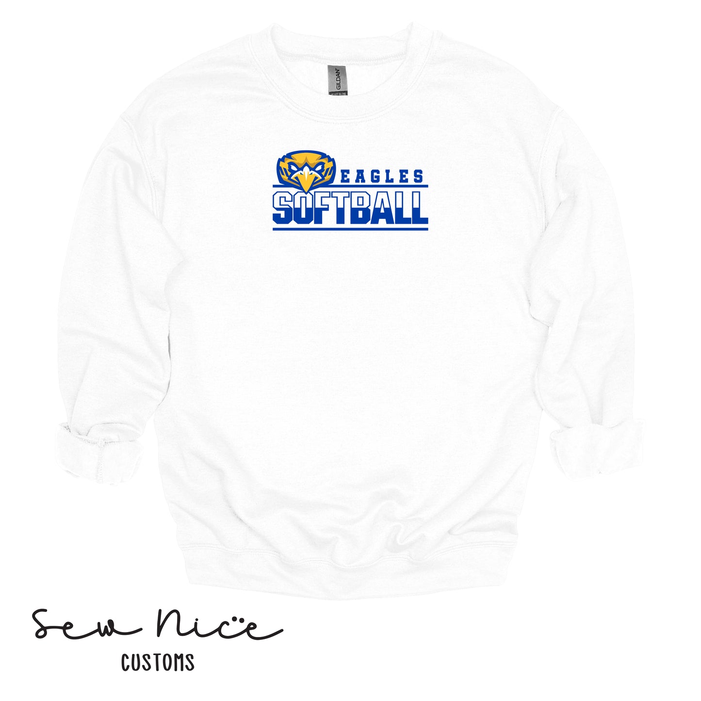 Forward Eagle Softball-Unisex Adult/Youth Crewneck