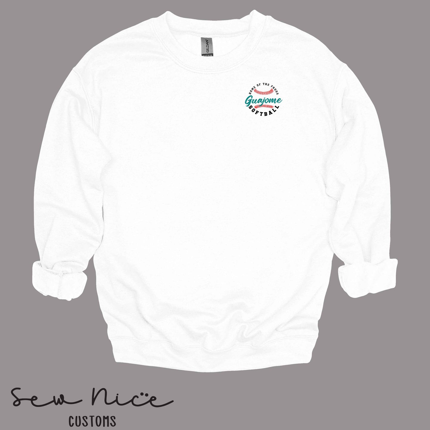 Guajome Circle Softball- Unisex Adult/Youth Crewneck