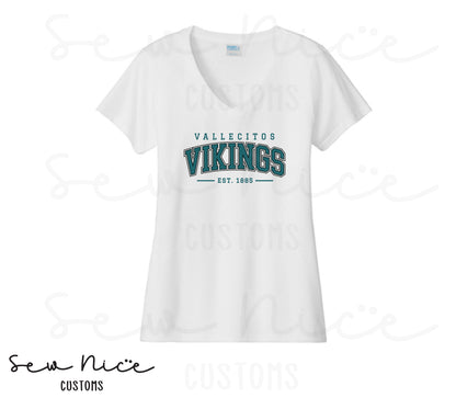 Vallecitos Varsity - Ladies V-Neck Shirt