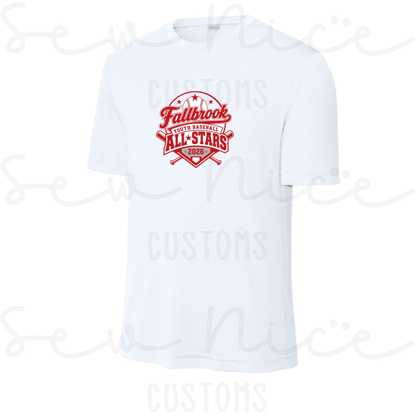Fallbrook Youth Baseball- ALL STARS 2026- Unisex Dri Fit Shirt