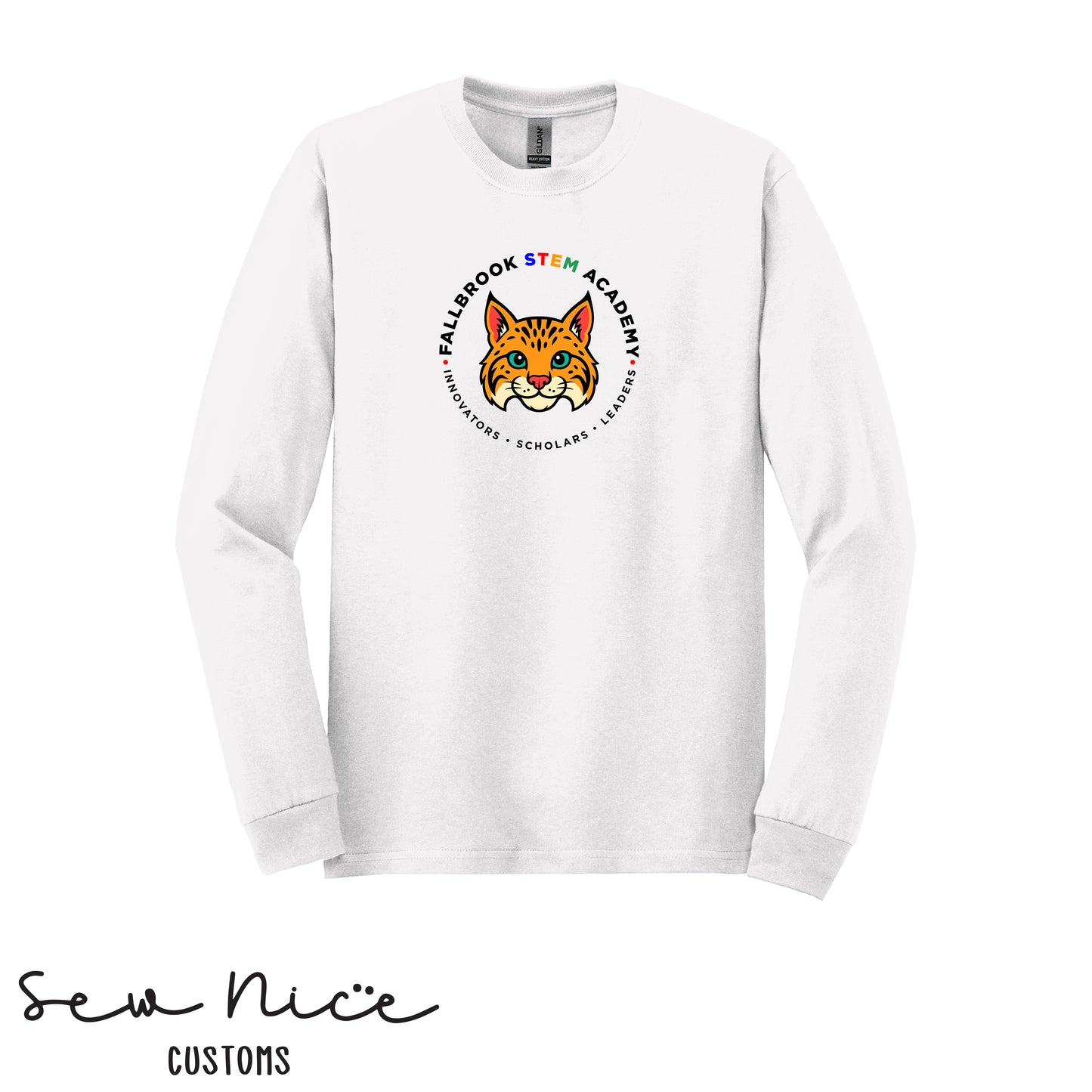 STEM-Mascot-Unisex Adult/Youth Long Sleeve Shirt
