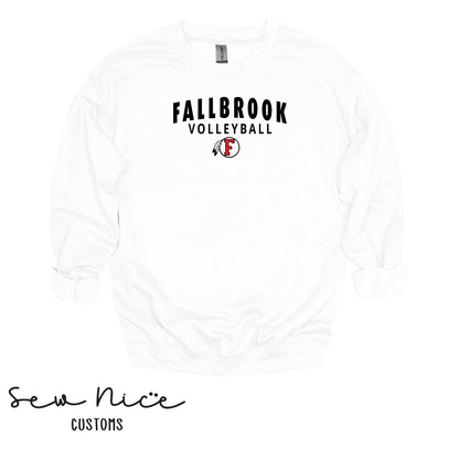 Fallbrook Arch Volleyball - Unisex Crewneck Sweatshirt