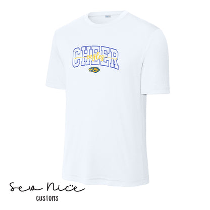 CHEER Eagles Script- Unisex Adult/Youth Dri Fit Shirt