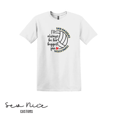 SP Volleyball Biggest Fan Adult/Youth Unisex T-Shirt