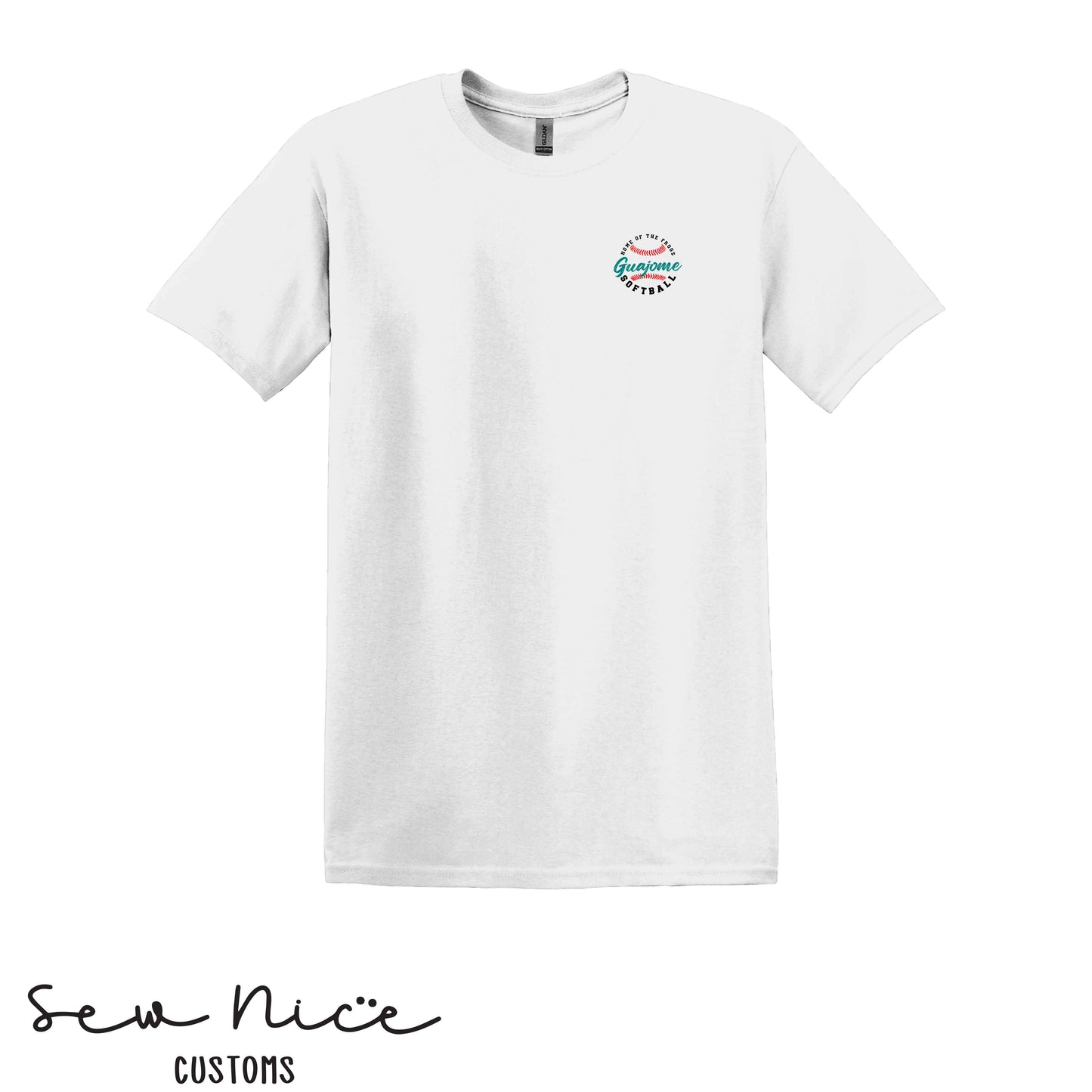 Guajome Circle Softball- Unisex Adult/Youth T-Shirt