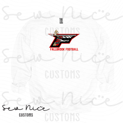 F Football Design- Unisex Crewneck Sweatshirt