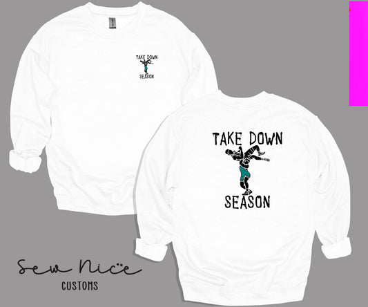 Guajome Take DOWN Design- Unisex Adult/Youth Crewneck Sweatshirt